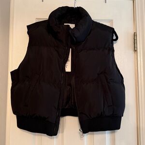 Black Puffer Vest